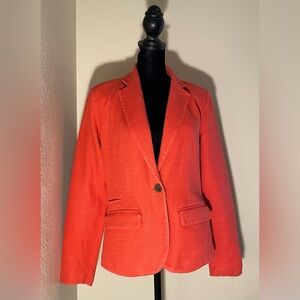 Merona Orange blazer size 2